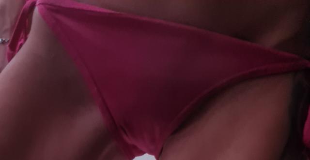 Summer Time (Pinker Nylon Slip) - Getragene Slips - brühl