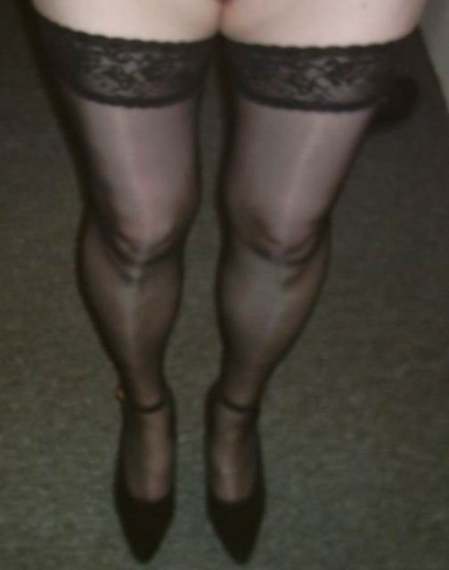 Hot Söckchen oder halterlose Strümpfe - Getragene Socken - Langerwehe