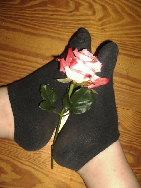 Qualmende Söckchen von einer heißen jungen Lady - Getragene Socken - Elmshorn