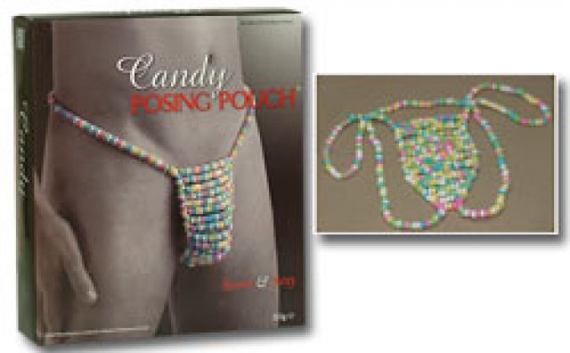 Candy Tanga aus Zuckerperlen - Getragene Strings - Springe