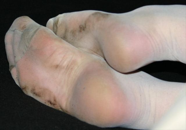 Extreme Hardcore Nylon Knees - Getragene Socken - Heilbronn