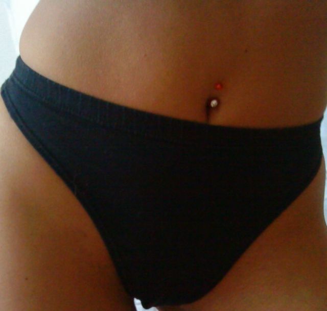 Sexy schwarzer Tanga - Getragene Tangas - Berlin