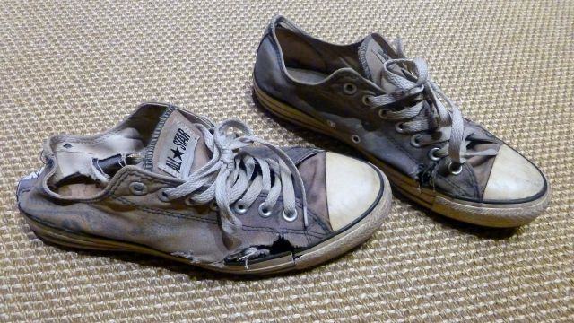 Men s Fetisch Gebrauchtw Herren Sportschuhe Turnschuhe Gr. 44 Einzigartige Exemp - Sonstiges - Berlin